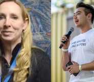 Trans athlete and advocate Schuyler Bailar and Inga Thompson