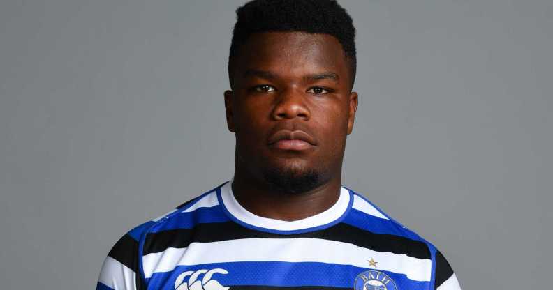 BATH, ENGLAND - AUGUST 14: Levi Davis of Bath Rugby poses for a portrait during the Bath Rugby squad photo call for the 2018-19 Gallagher Premiership Rugby season on August 14, 2018 in Bath, England. (Photo by Dan Mullan/Getty Images)