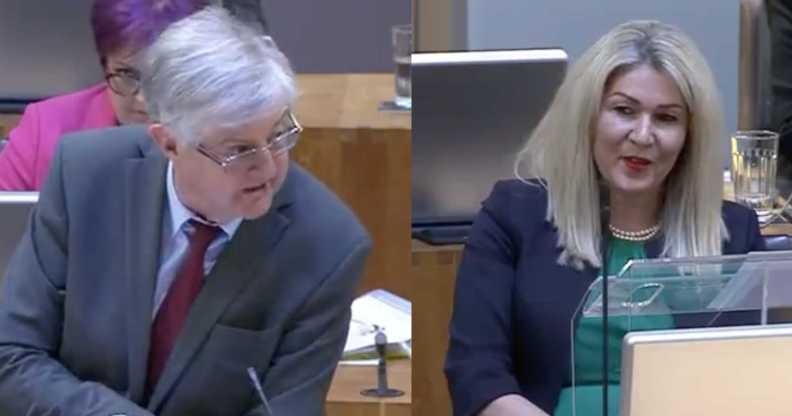 Mark Drakeford and Laura Anne