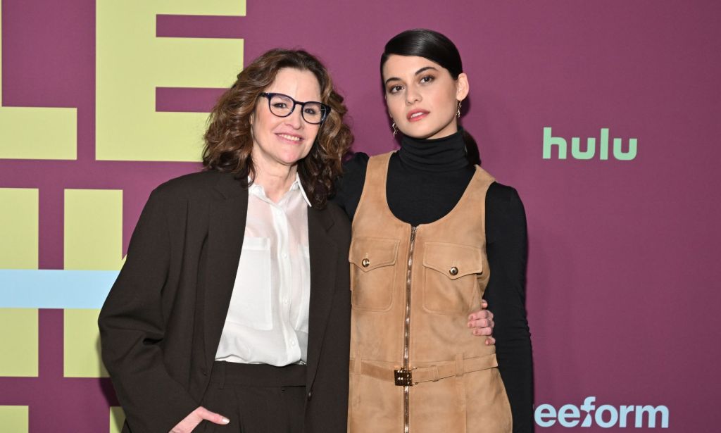 Ally Sheedy and Sofia Black-D’Elia at the Single Drunk Female season two premiere.