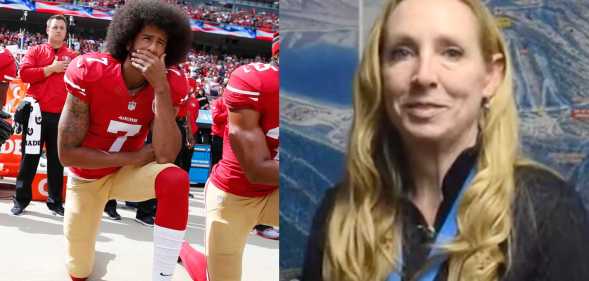 Colin Kaepernick taking the knee and 10-time US National Champion Inga