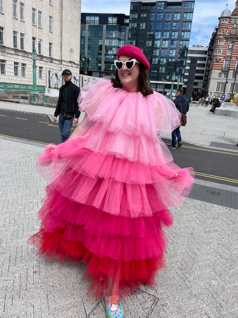 Jamie, a Eurovision fan, in Liverpool.