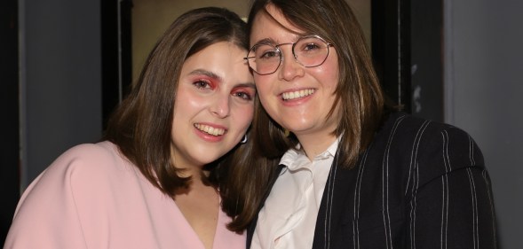 Beanie Feldstein (L) and Bonnie-Chance Roberts (R) are officially married!