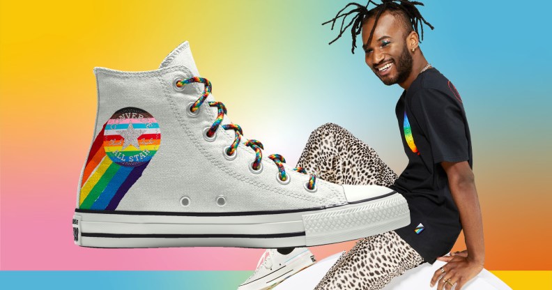 Converse has released its new collection to mark Pride Month. (PinkNews)