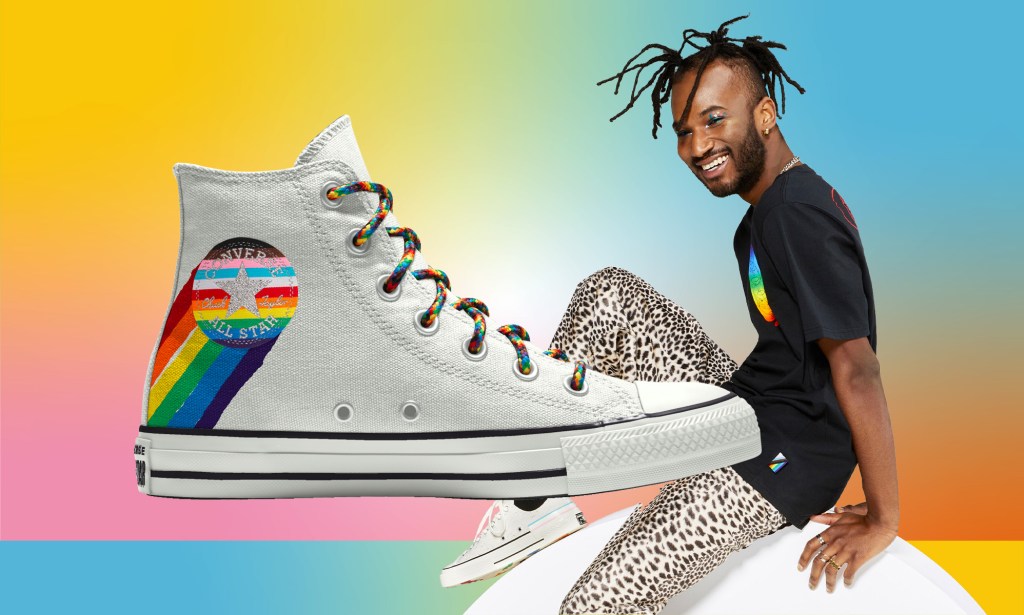 Converse has released its new collection to mark Pride Month. (PinkNews)