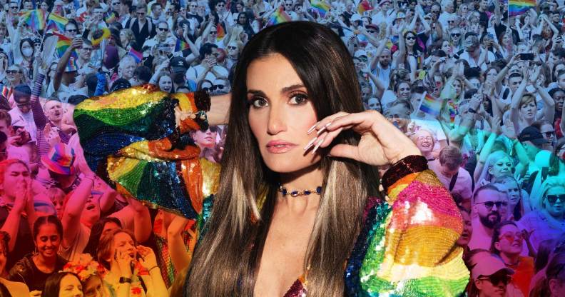 Wicked star Idina Menzel opens up about her love for the queer community. (Supplied)