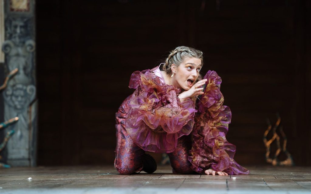 Isobel Thom in A Midsummer Night's Dream at Shakespeare's Globe.