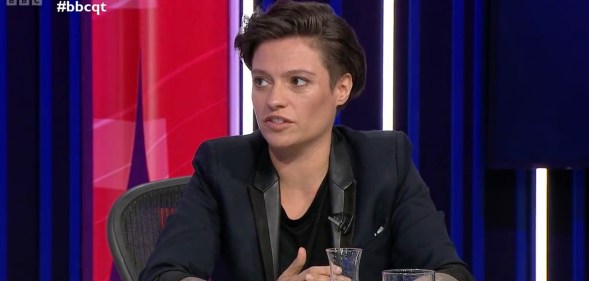 Jack Monroe appears on BBC Question Time