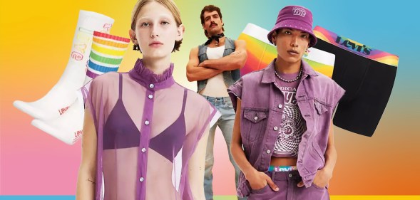 Levi's has released its new collection to celebrate Pride Month 2023. (Levi's/PinkNews)