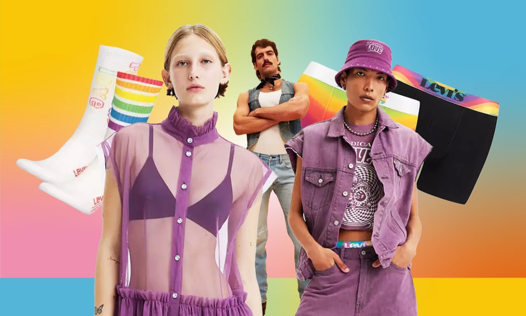 Levi's has released its new collection to celebrate Pride Month 2023. (Levi's/PinkNews)