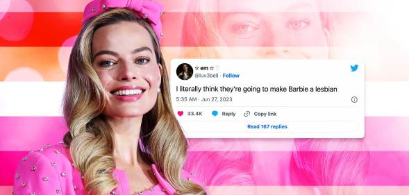 Fans have picked up on several hints that suggest Margot Robbie's Barbie is a lesbian. (Warner Bros)