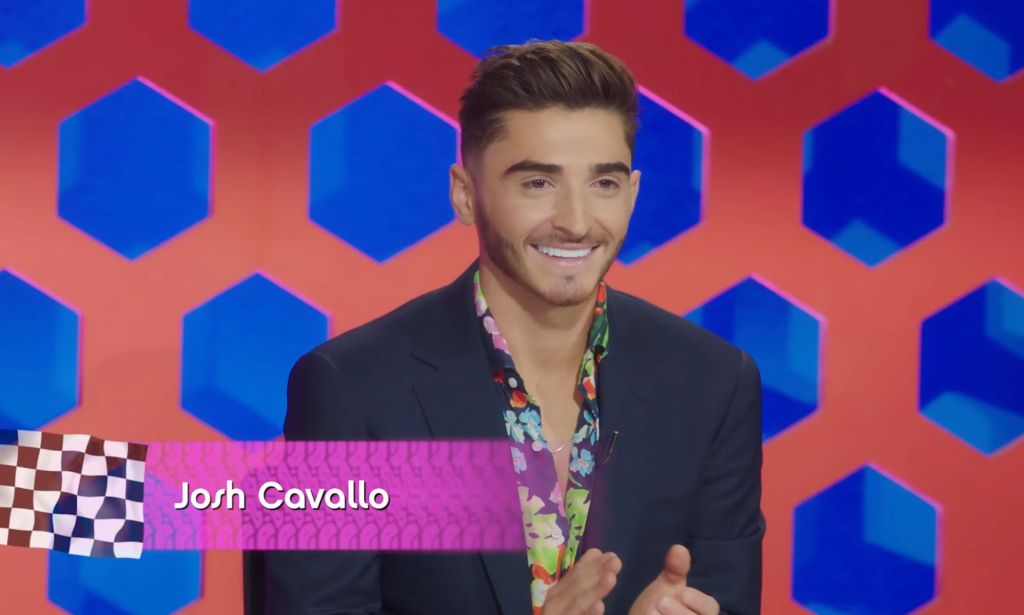 Josh Cavallo on the judging panel of Drag Race Down Under.