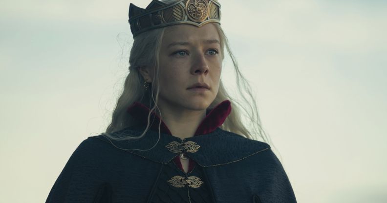 Emma D'Arcy as Princess Rhaenyra Targaryen in HBO's House of the Dragon.