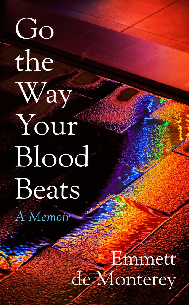 The front cover of Go the Way Your Blood Beats by Emmett de monterey. 