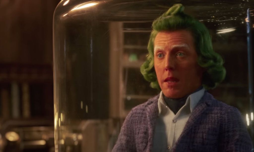 Hugh Grant as an Oompa Loompa.