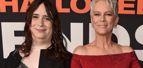 Trans daughter Ruby Guest (L) with Jamie Lee Curtis (R).