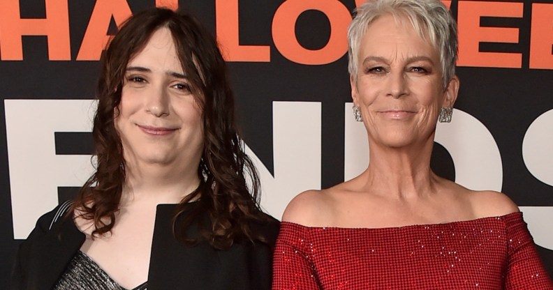 Trans daughter Ruby Guest (L) with Jamie Lee Curtis (R).