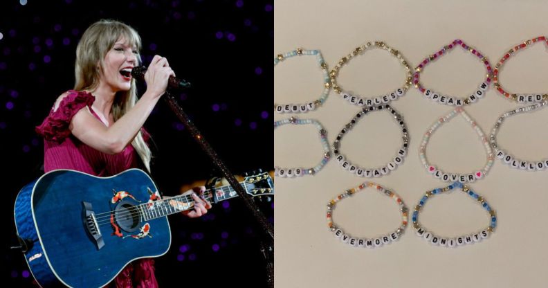 Taylor Swift fans are designing cute Eras Tour bracelets.