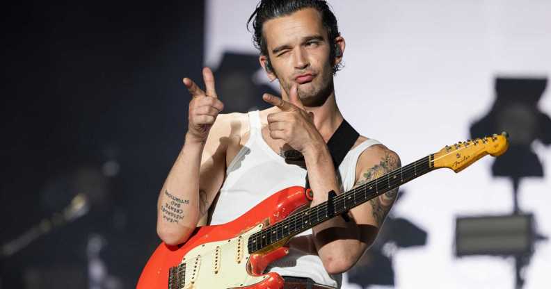 Matt Healy at Lollapalooza Festival