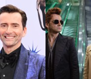 David Tennant talks inclusivity and religious tolerance in Good Omens. (Getty/Prime Video)