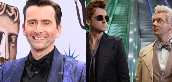 David Tennant talks inclusivity and religious tolerance in Good Omens. (Getty/Prime Video)