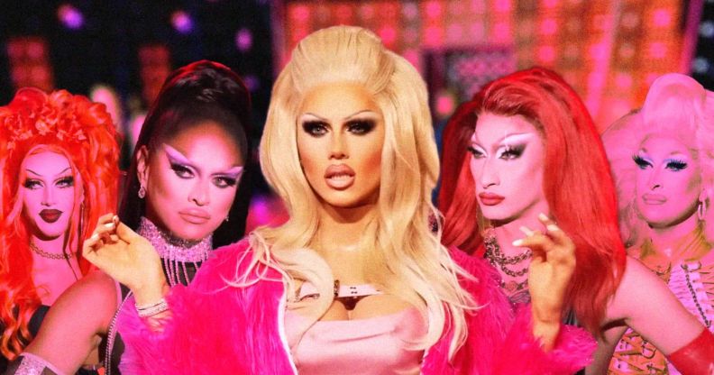 An image featuring the stars of RuPaul's Drag Race season 15.