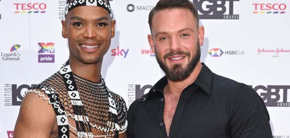 John Whaite with Strictly Come Dancing partner Johannes Radebe in 202.