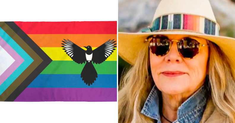 A magpie Pride flag has been created in memory of LGBTQ+ ally Lauri Carleton.