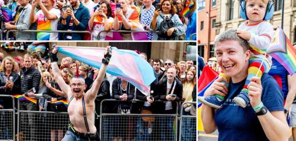 Manchester Pride 2023 celebrated 10 years of marriage equality with a wedding-themed parade.