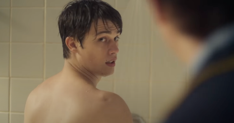 Nicholas Galitzine as closeted gay rugby player Conor Masters in 2016 film Handsome Devil