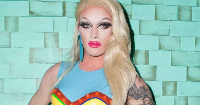 Drag Race star Pearl faces backlash over blackface photos. (Getty)