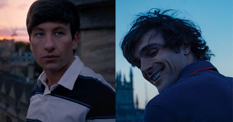 Stills from the new trailer of Saltburn.