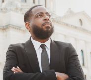 Fabian Nelson after winning a Democratic primary runoff for House District 66.