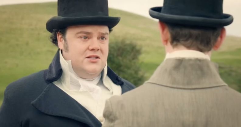 Turlough Convery plays Arthur Parker, a gay man, in the Jane Austen-inspired TV series Sanditon