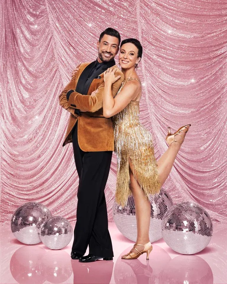 Amanda Abbington and Giovanni Pernice. 