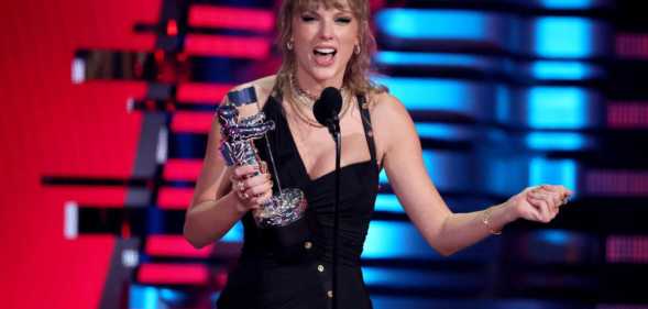 Taylor Swift at the MTV VMAs 2023.