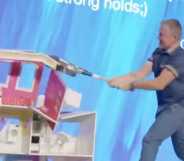 Pastor Greg Locke smashed a Barbie Dream House to smithereens