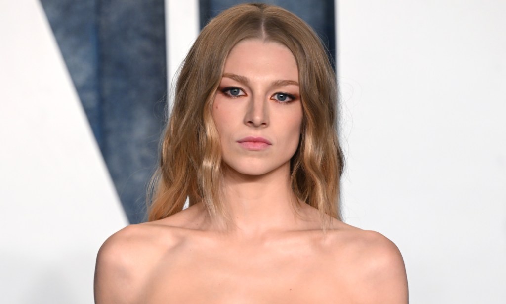 Hunter Schafer at Vanity Fair Oscars Party. 