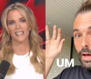 Jonathan Van Ness and Megyn Kelly