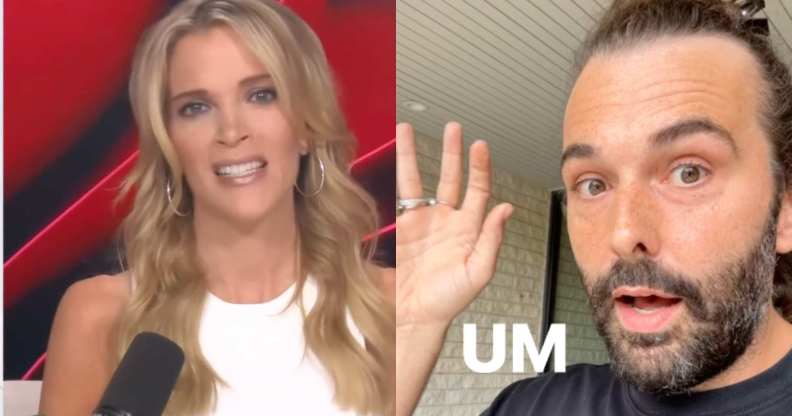 Jonathan Van Ness and Megyn Kelly