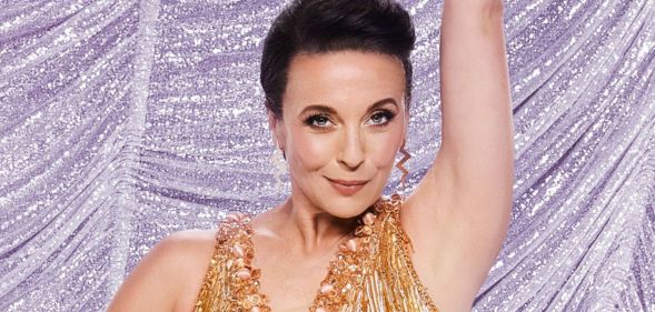 The promotional photo for Amanda Abbington on Strictly Come Dancing.