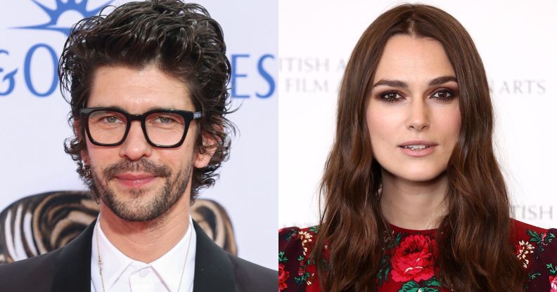 Ben Whishaw (left) and Kiera Knightley (Right)