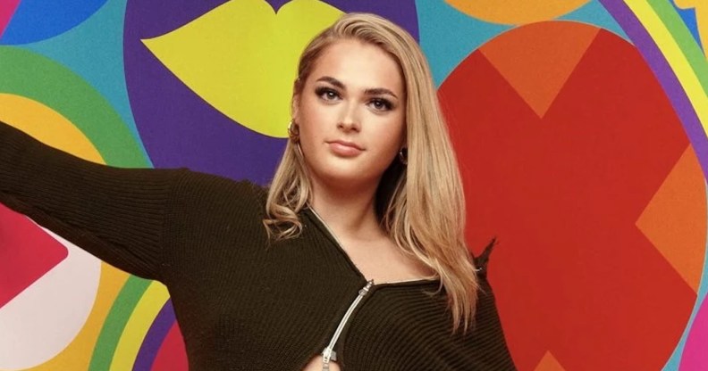 Big Brother's trans housemate Hallie in a promotional image for ITV