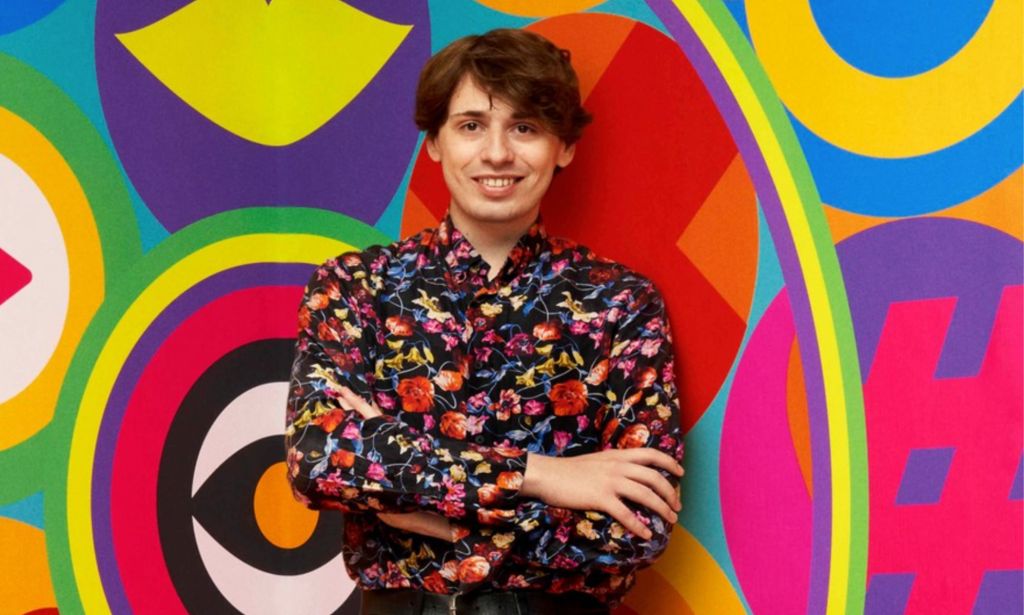 Big Brother UK housemate Jordan in his promotional photo.