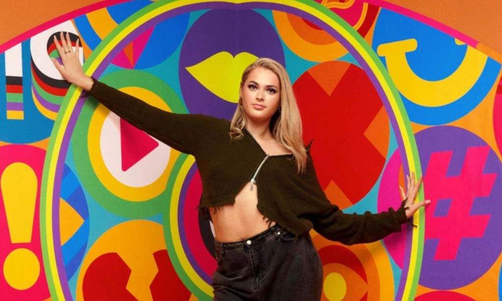 Big Brother housemate Hallie in her promotional image.