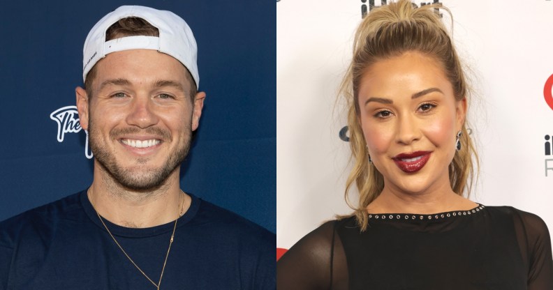 Colton Underwood (L) is 'extremely proud' of Gabby Windey (R) for coming out as queer.