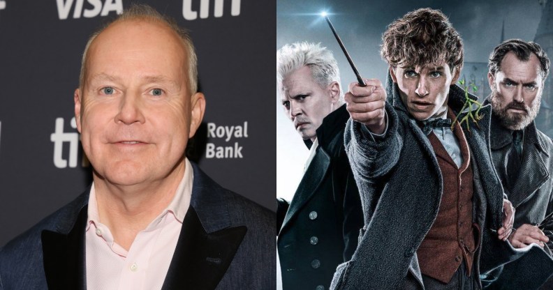 Fantastic Beasts Director David Yates says JK Rowling 'made up' five film claim. (Getty/Warner Bros)