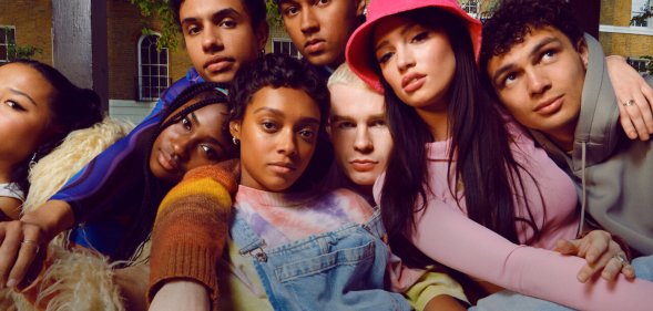 The cast of Netflix queer teen drama Everything Now