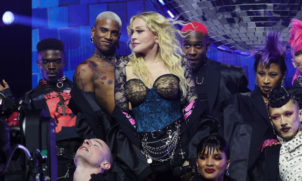 Madonna at the Celebration Tour.