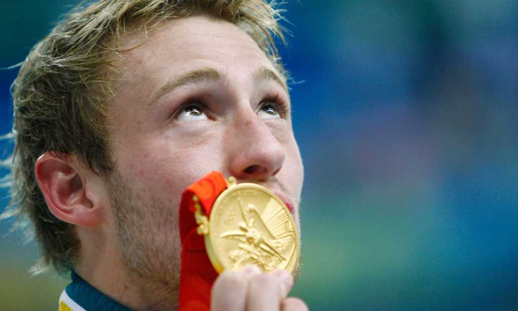 Australian Olympian Matthew Mitcham at the 2008 Beijing Olympics